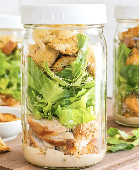 Salada Caesar com molho original