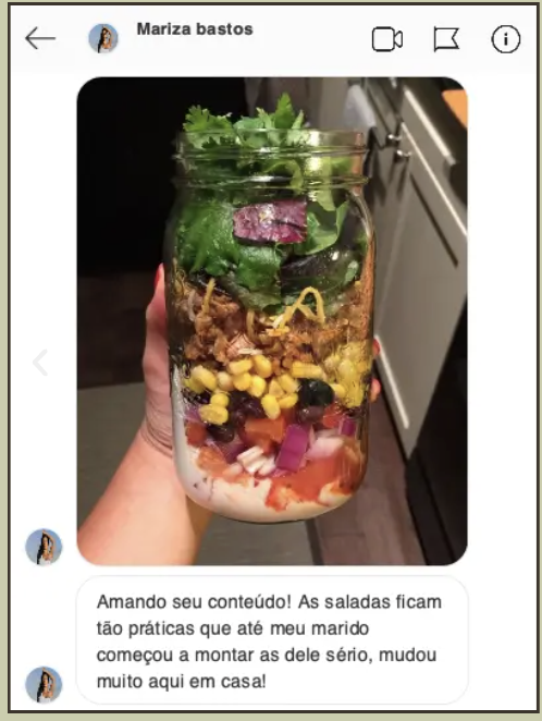 Depoimento de cliente 1